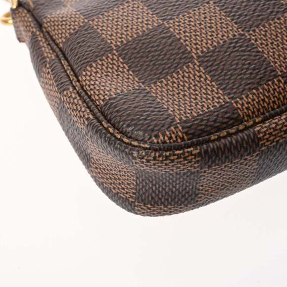 LOUIS VUITTON Brown Damier Canvas Pochette Pouch